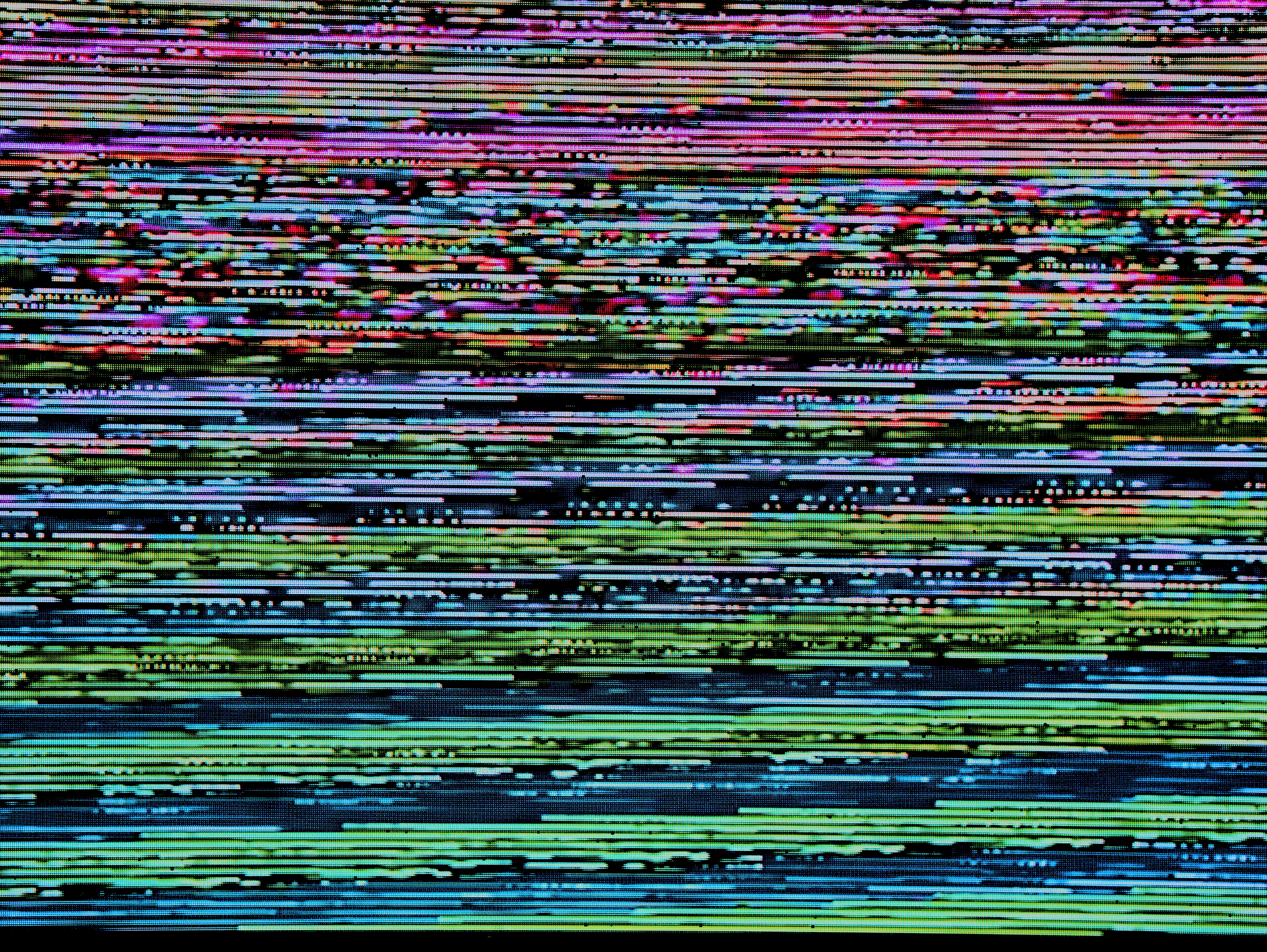 Static on TV screem