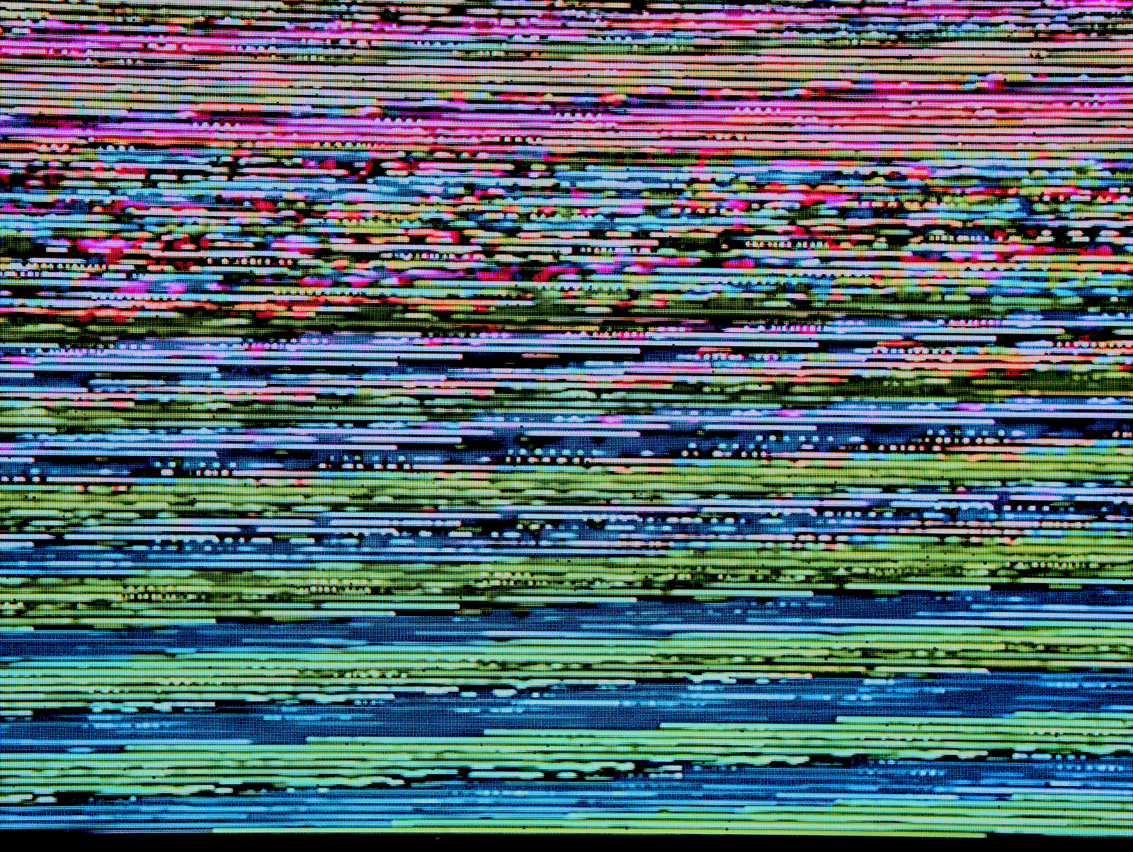 An abstract glitch pattern