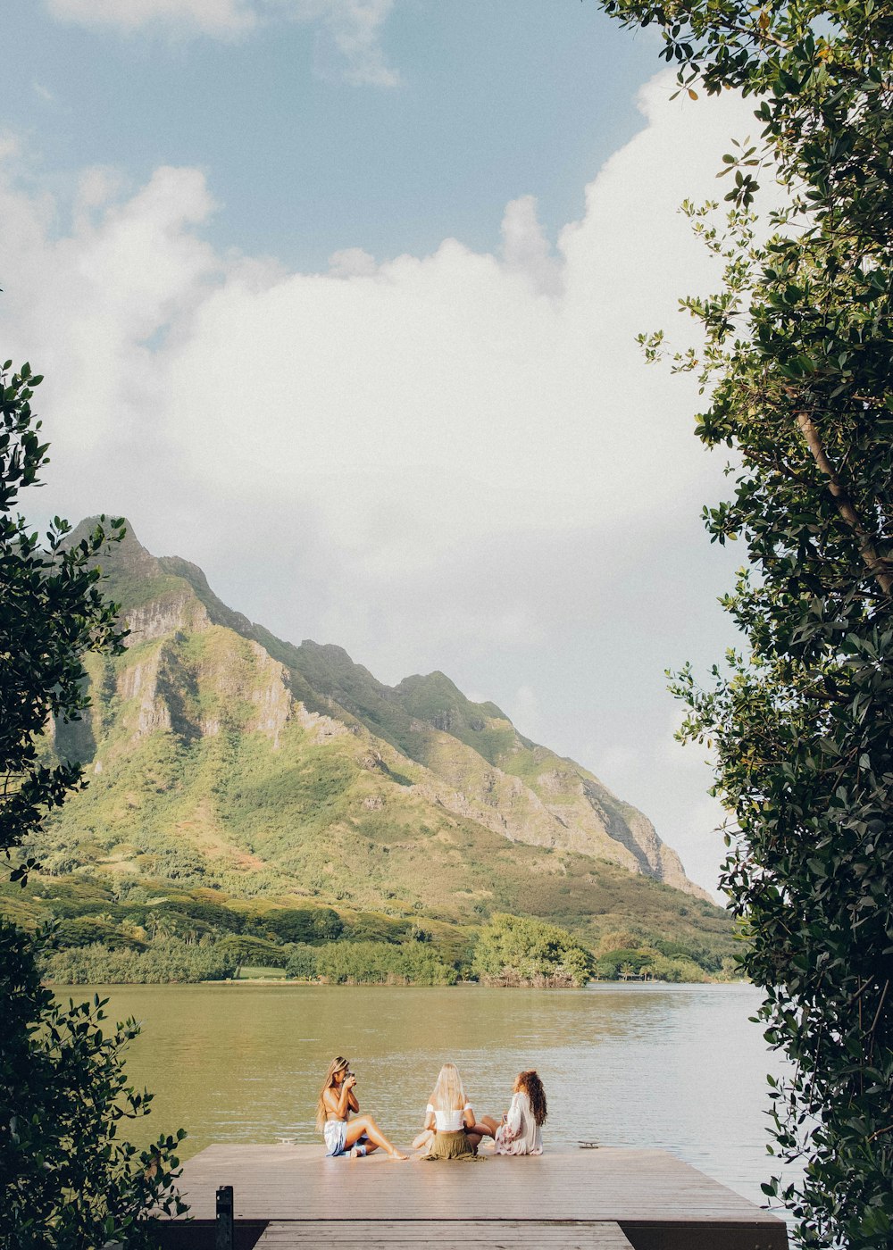 green trees near body of water during daytime