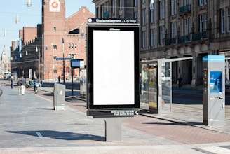 black and white street sign