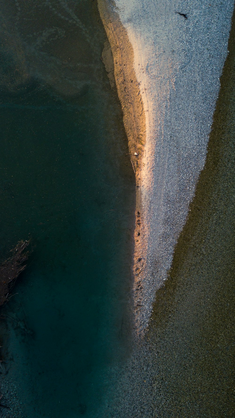 aerial view of body of water during daytime