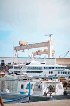white and blue ship on sea during daytime