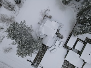white and black satellite dish