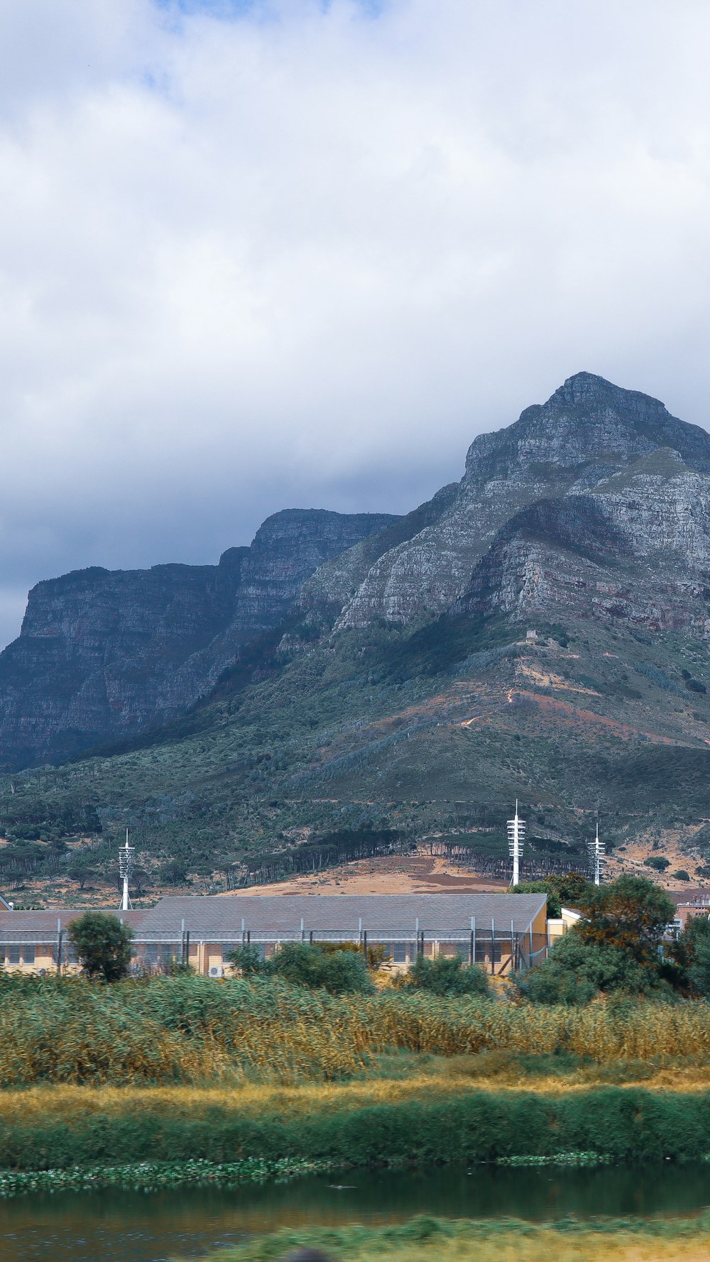 gray mountain under white sky during daytime