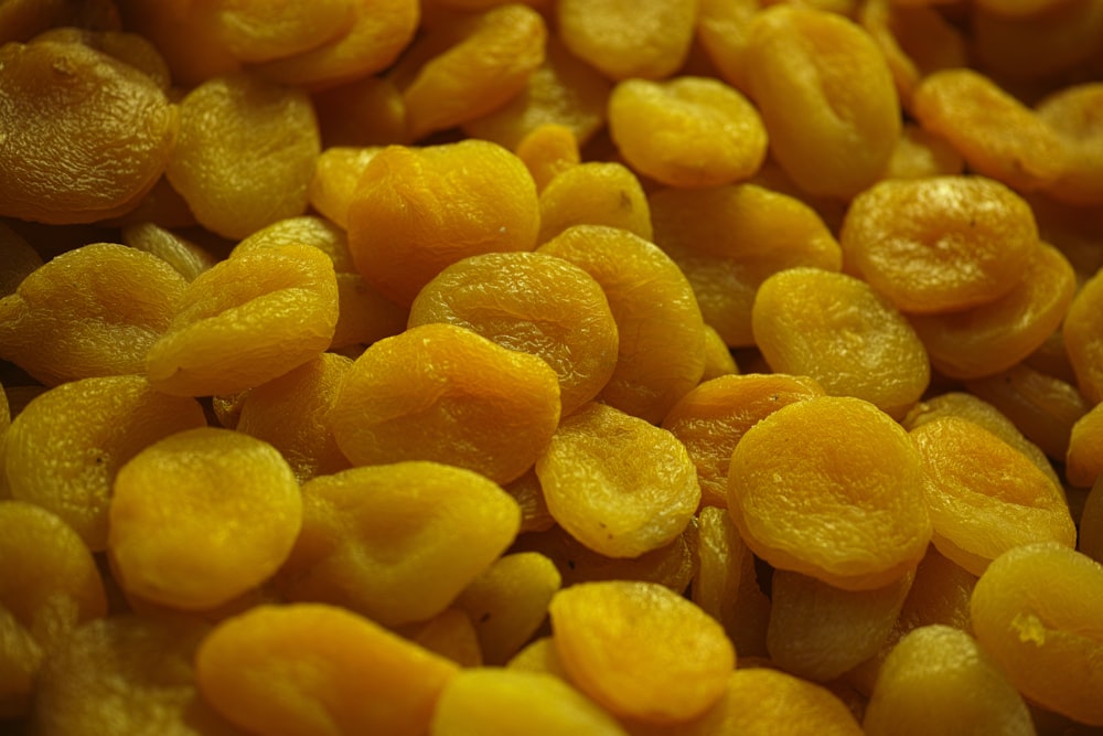 yellow beans in close up photography