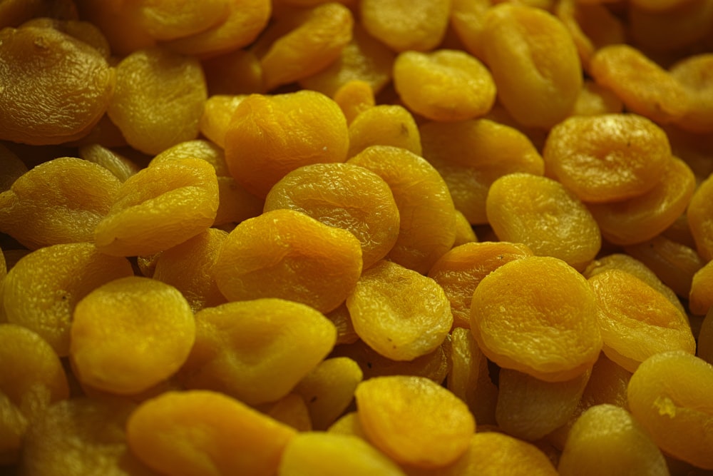 haricots jaunes en photographie en gros plan