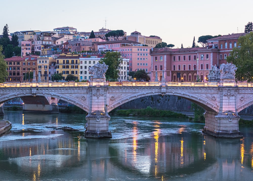 bridge over river during daytime