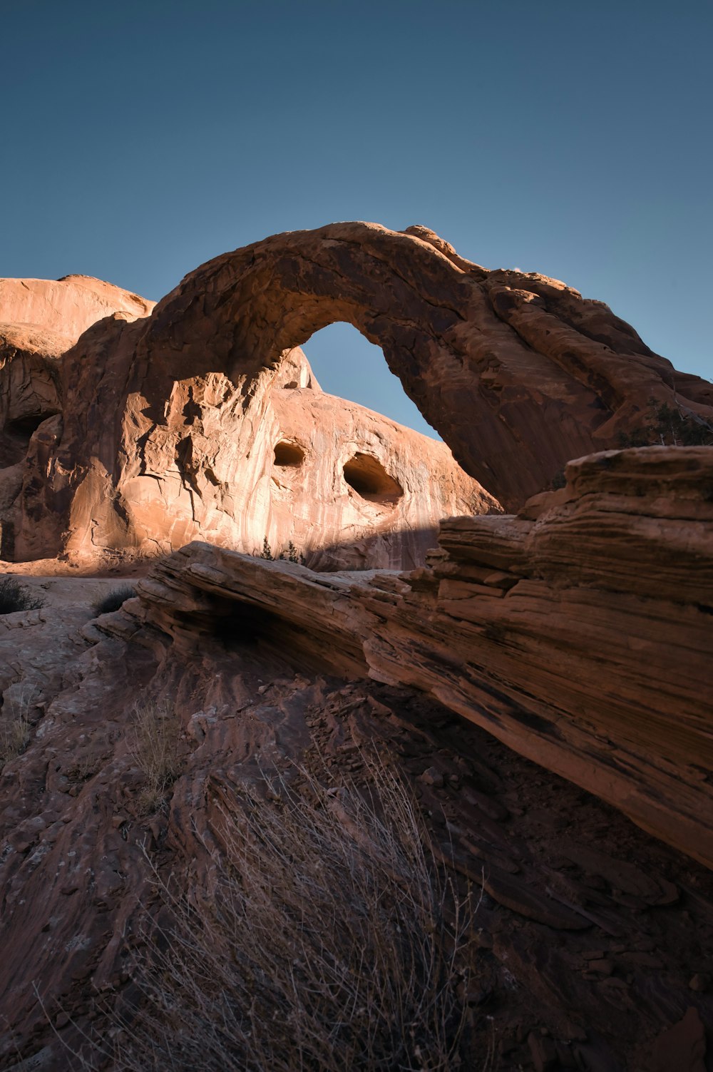 brown rock formation under blue sky during daytime