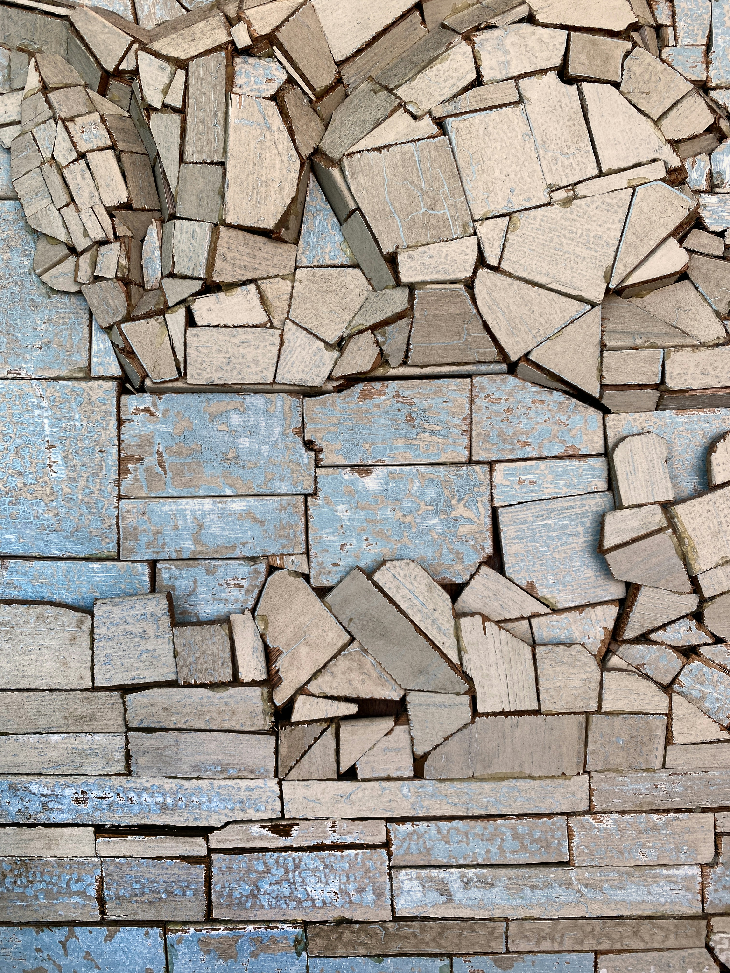 brown and gray brick wall