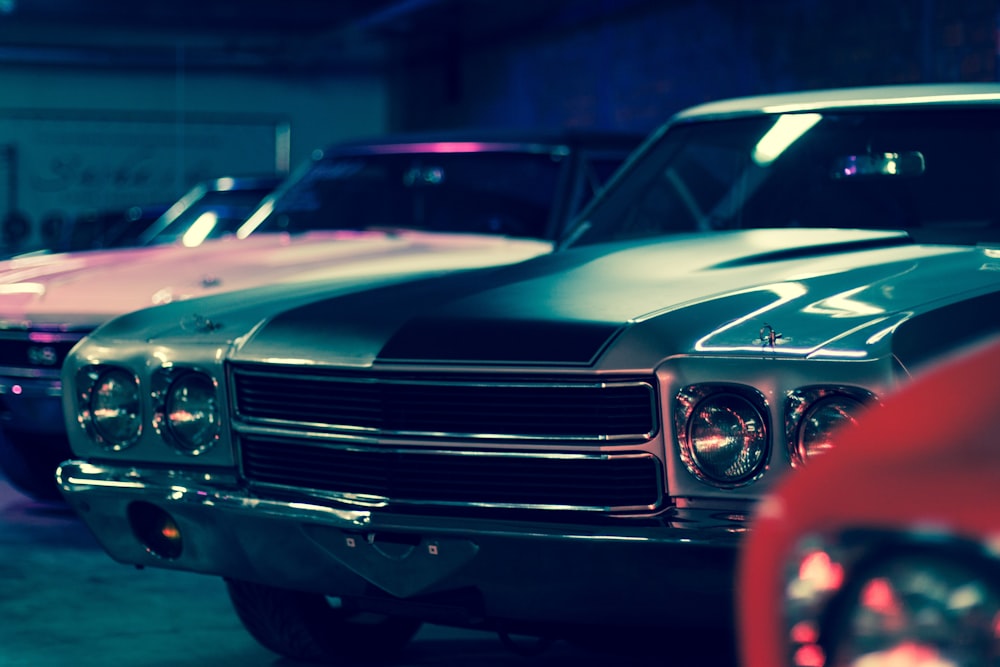 black and white chevrolet car