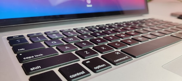 A close-up of a laptop screen displaying a detailed comparison chart of different models.