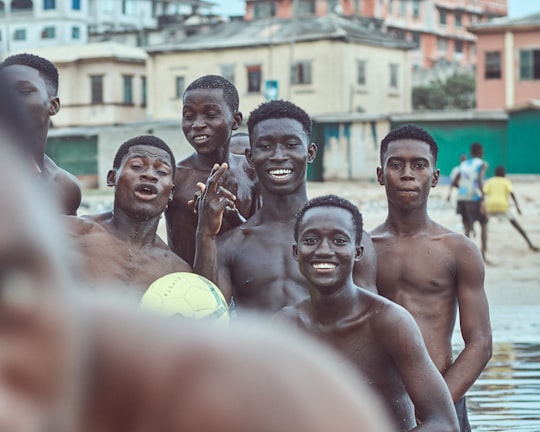 group of people in the street during daytime in Sekondi-Takoradi Ghana