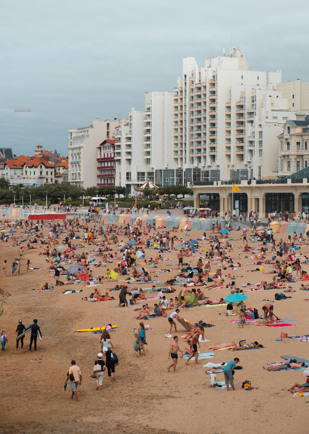 people on beach during daytime