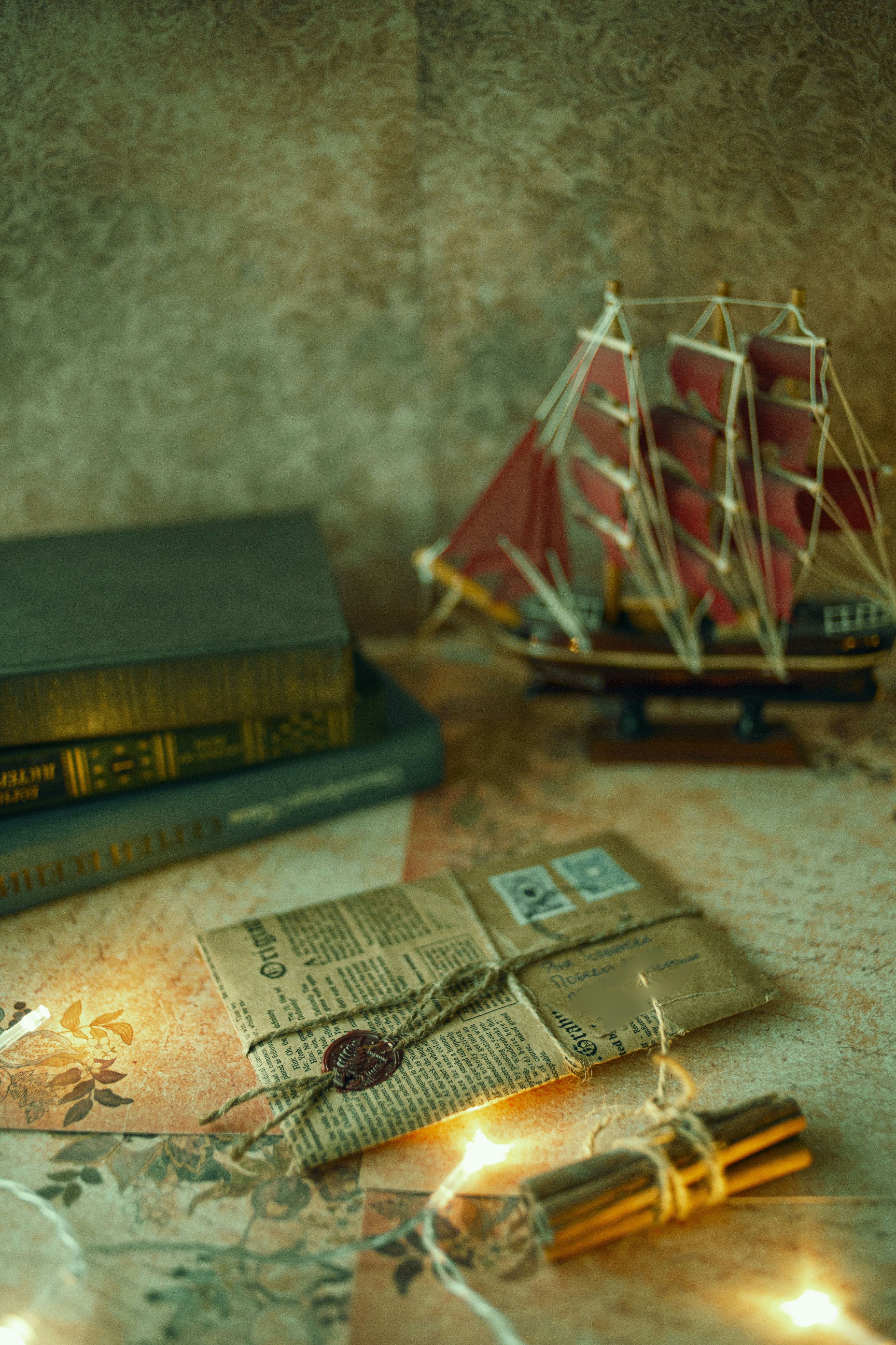 brown and red book on brown wooden table