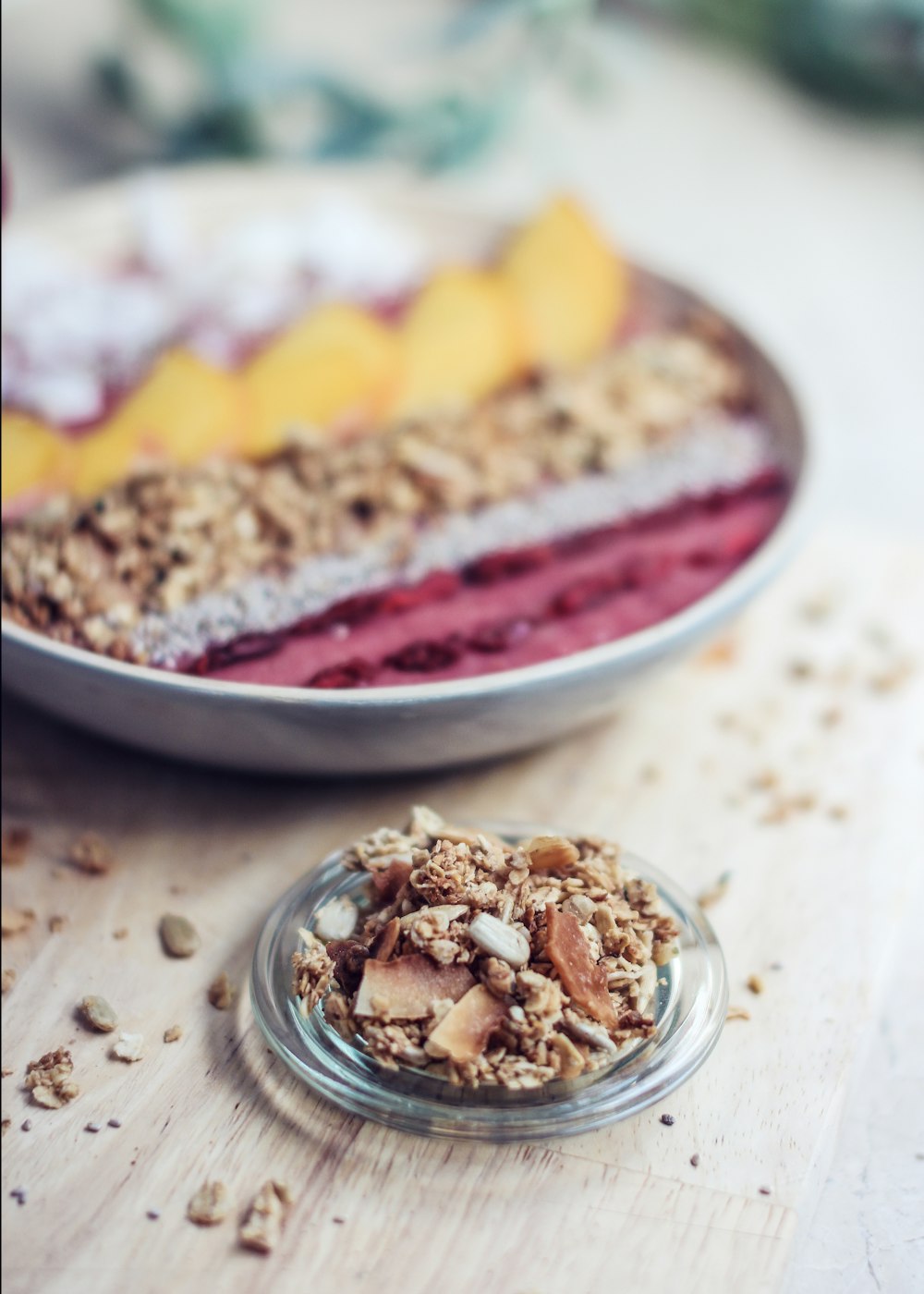 sliced cake on white ceramic plate