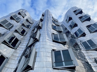 low angle photography of high rise building