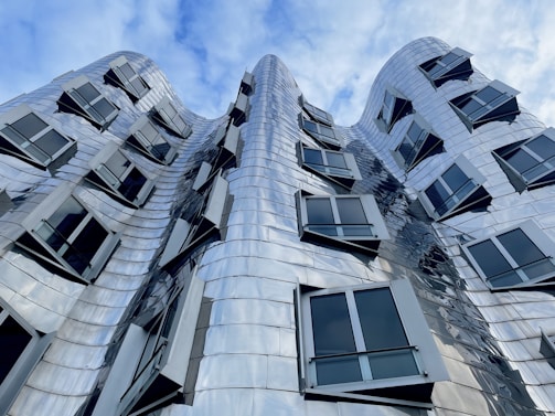 low angle photography of high rise building