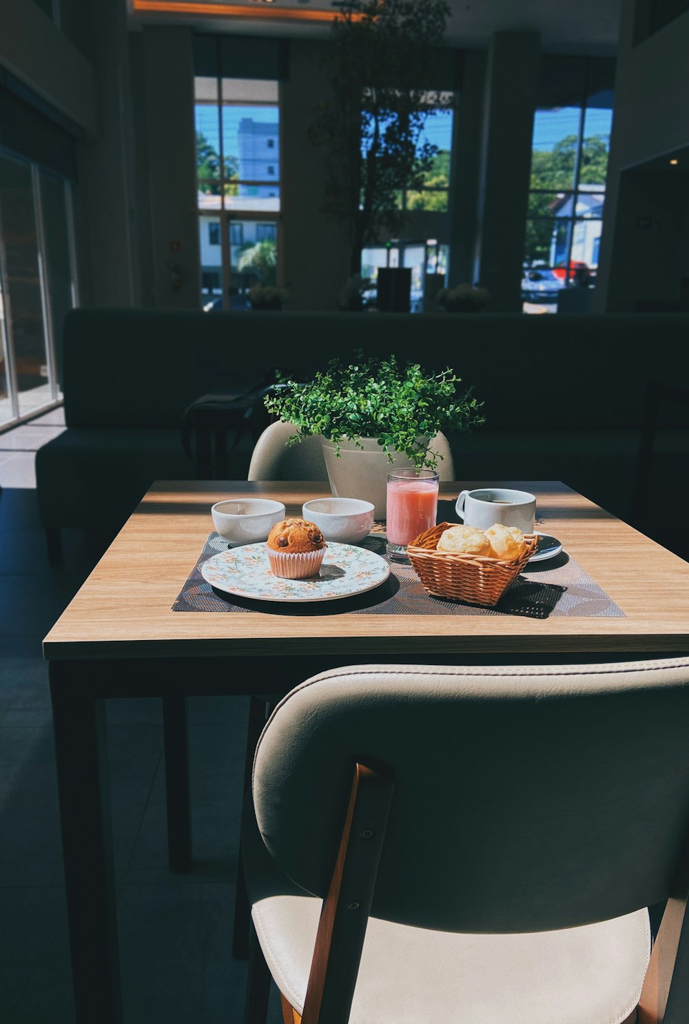 brown wooden table with brown wooden chairs