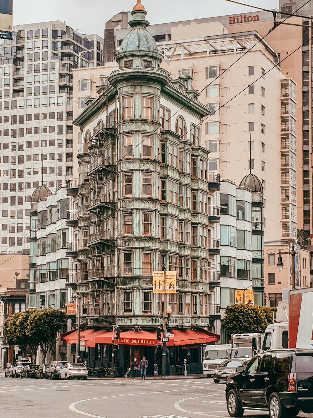 white and brown concrete building