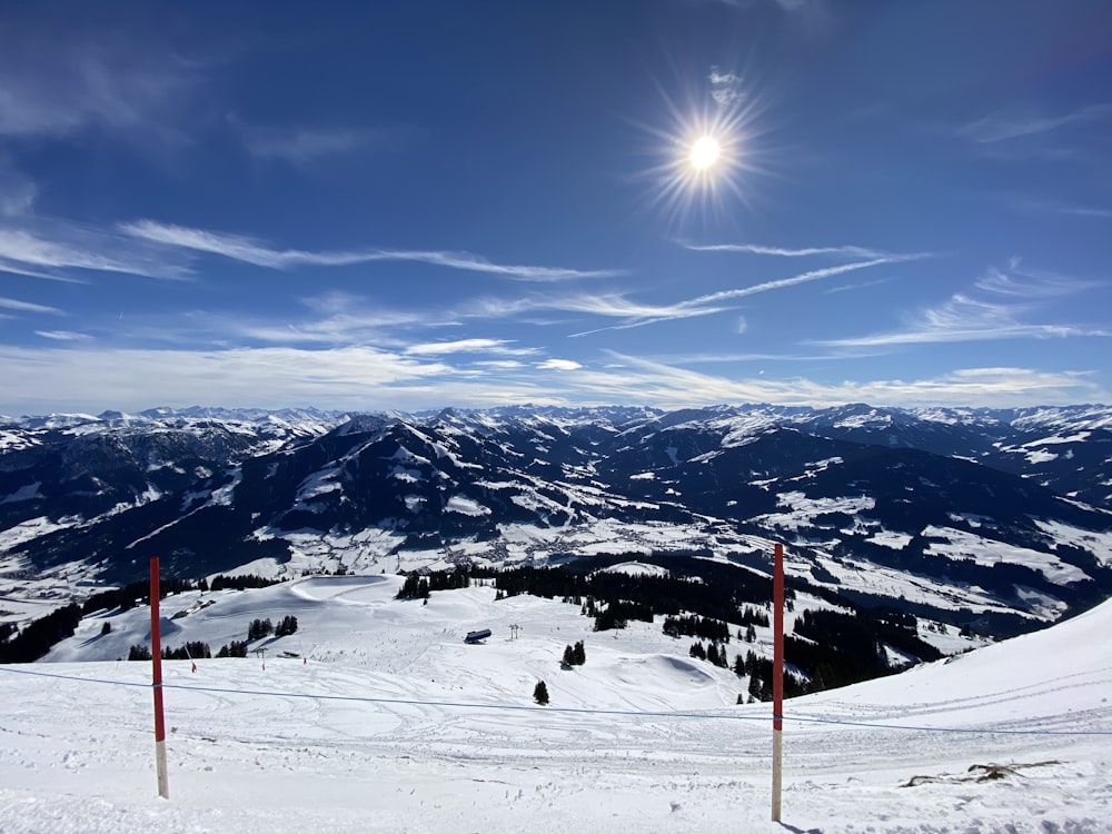 snow covered mountain under blue sky during daytime