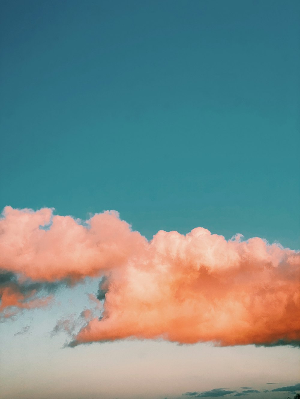 white clouds and blue sky