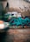 Graffiti covers a concrete wall with colorful designs and vibrant lettering, including a combination of abstract and stylized words. A blurry car with headlights on zooms past in the foreground, adding a sense of motion and urban dynamism.