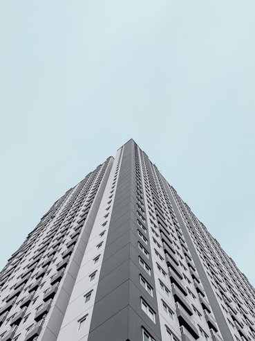 low angle photography of high rise building