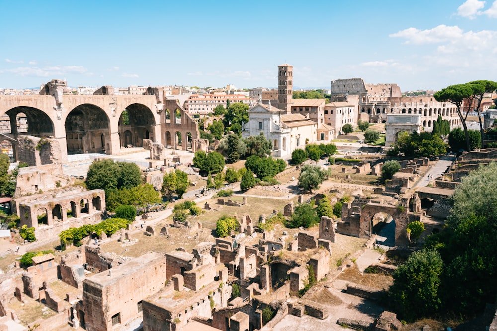 aerial view of city buildings during daytime