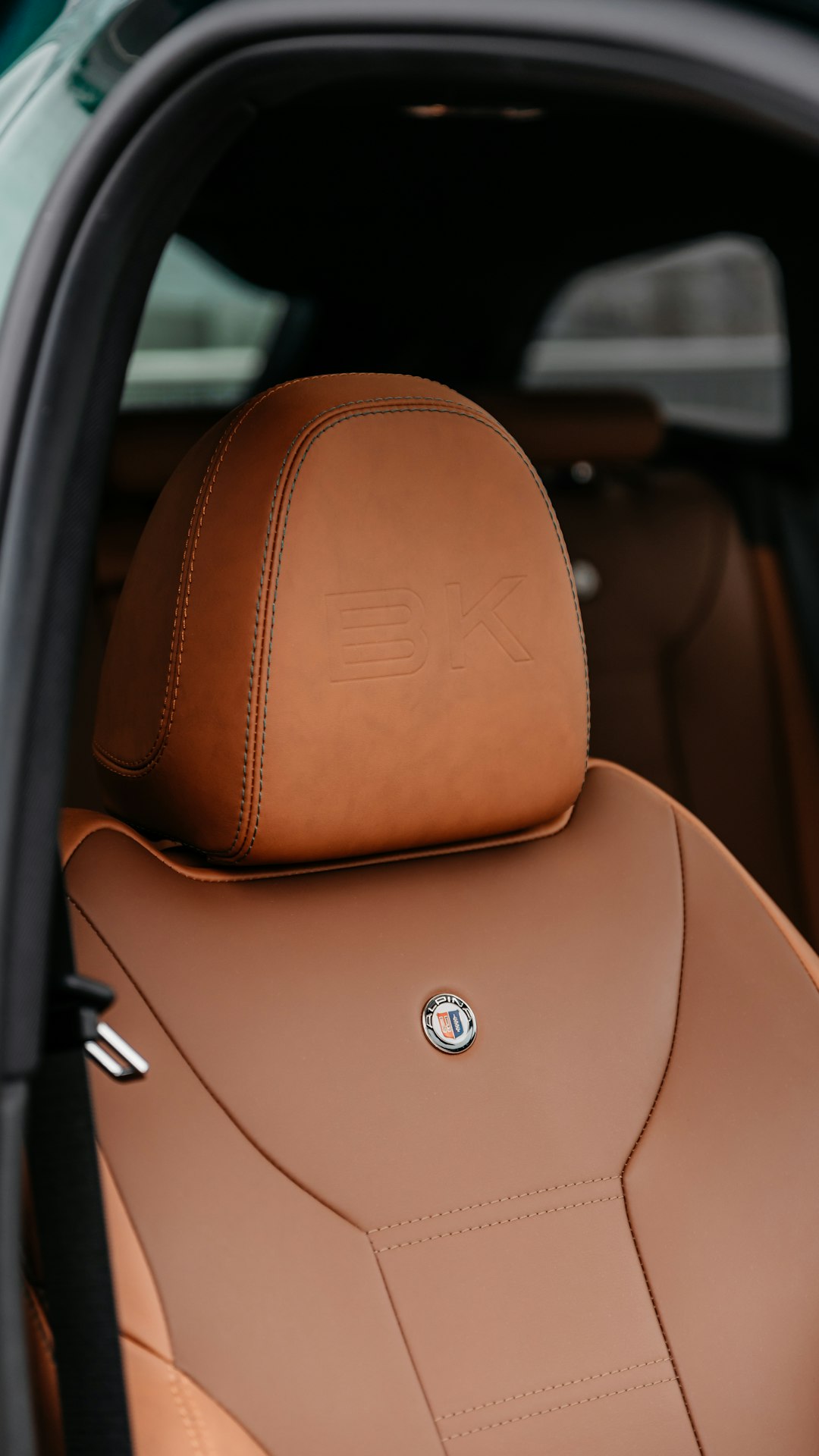 brown leather car seat cover