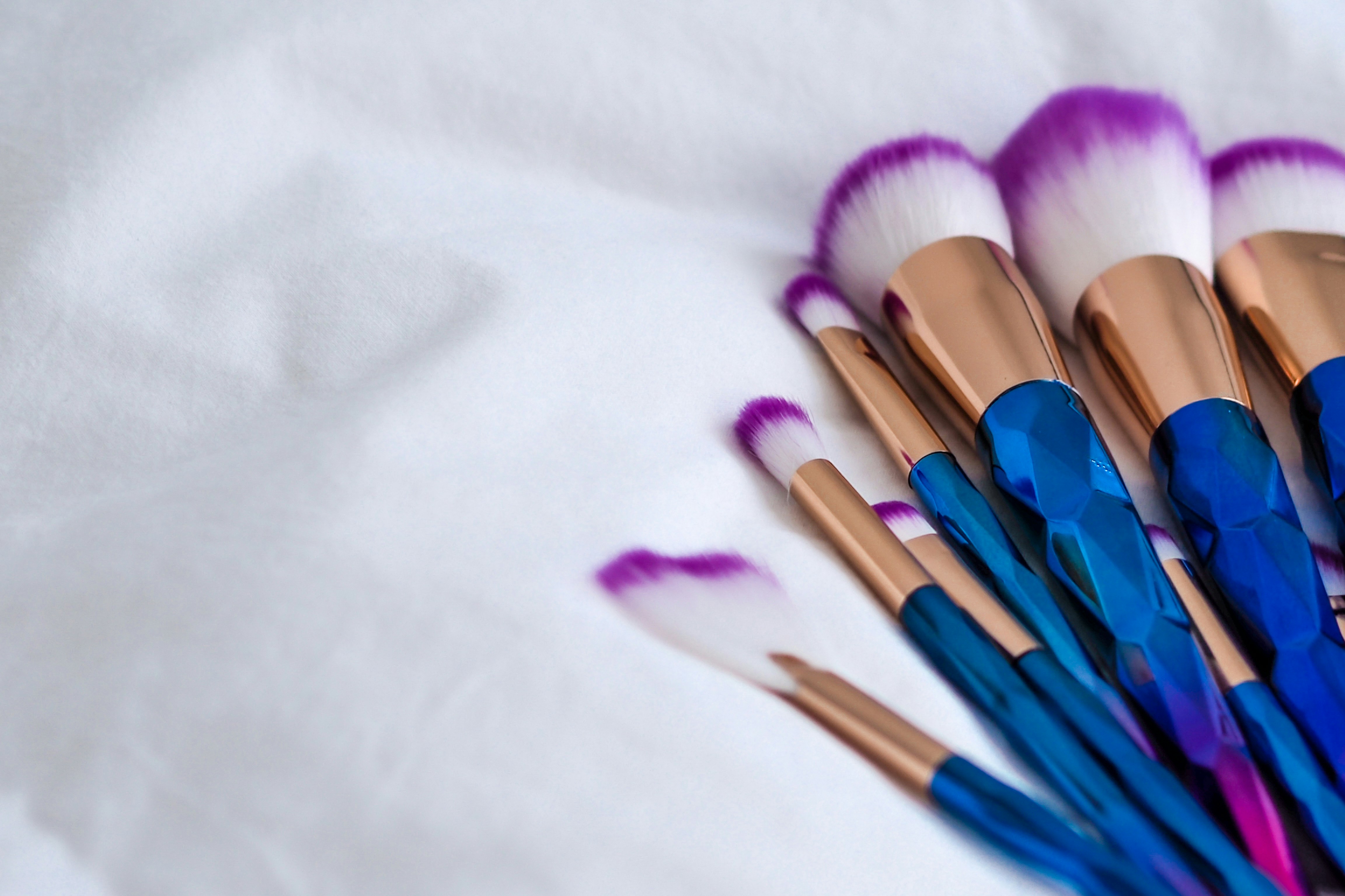 pastel makeup brushes, wallpaper, How To Clean Makeup Brushes: Prevent Bacteria & Breakouts 3