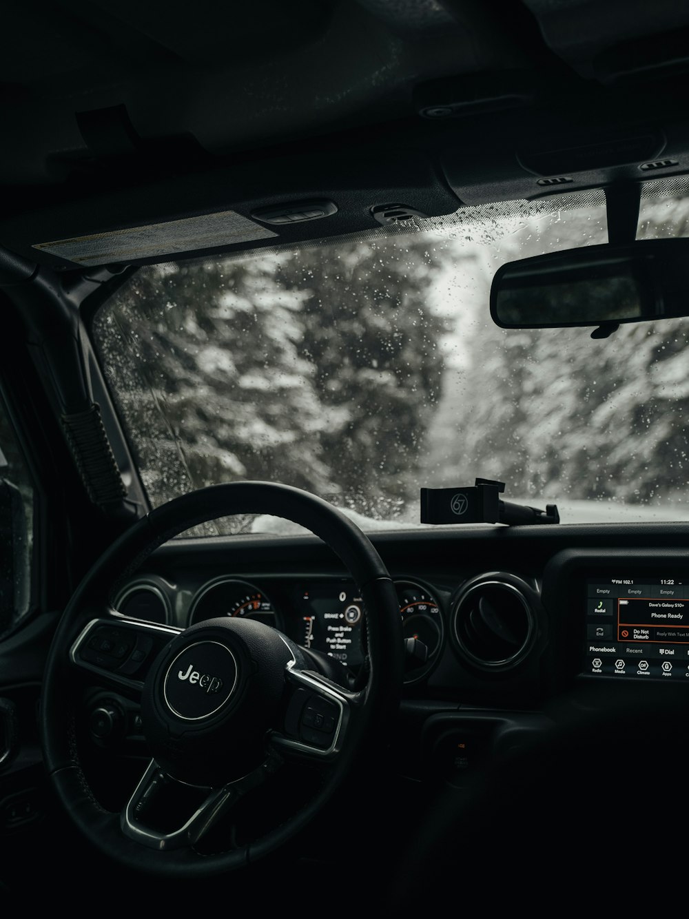 black bmw car steering wheel