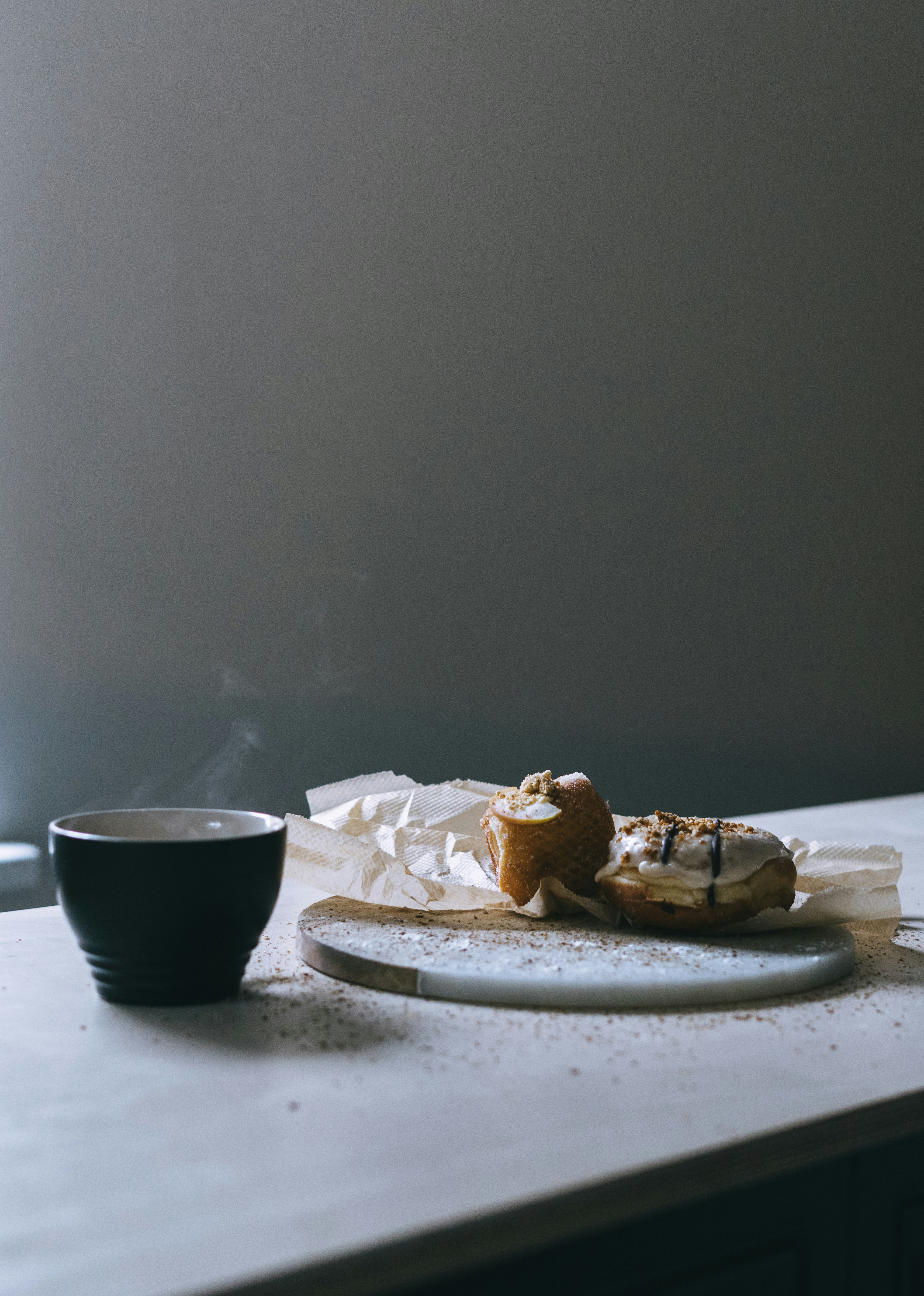 brown cookies on white ceramic plate