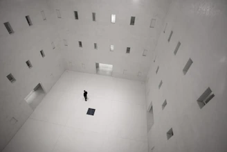 white and gray floor tiles