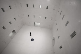 white and gray floor tiles