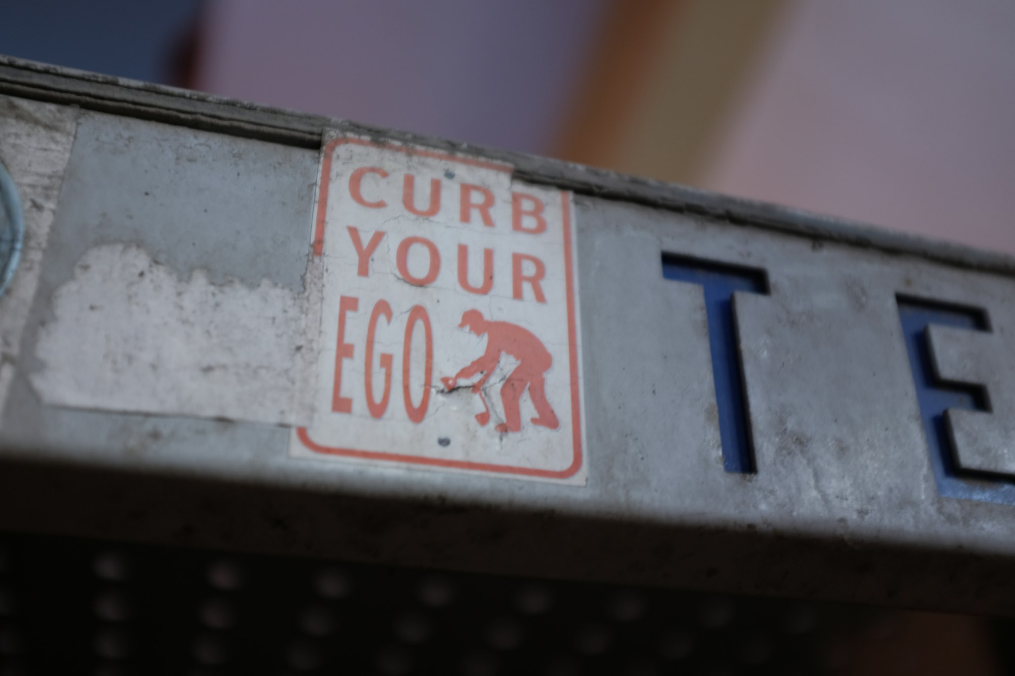 Curb Your Ego Sticker Art