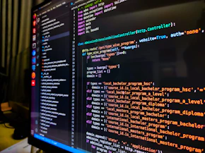 black flat screen computer monitor