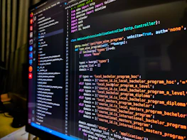 black flat screen computer monitor