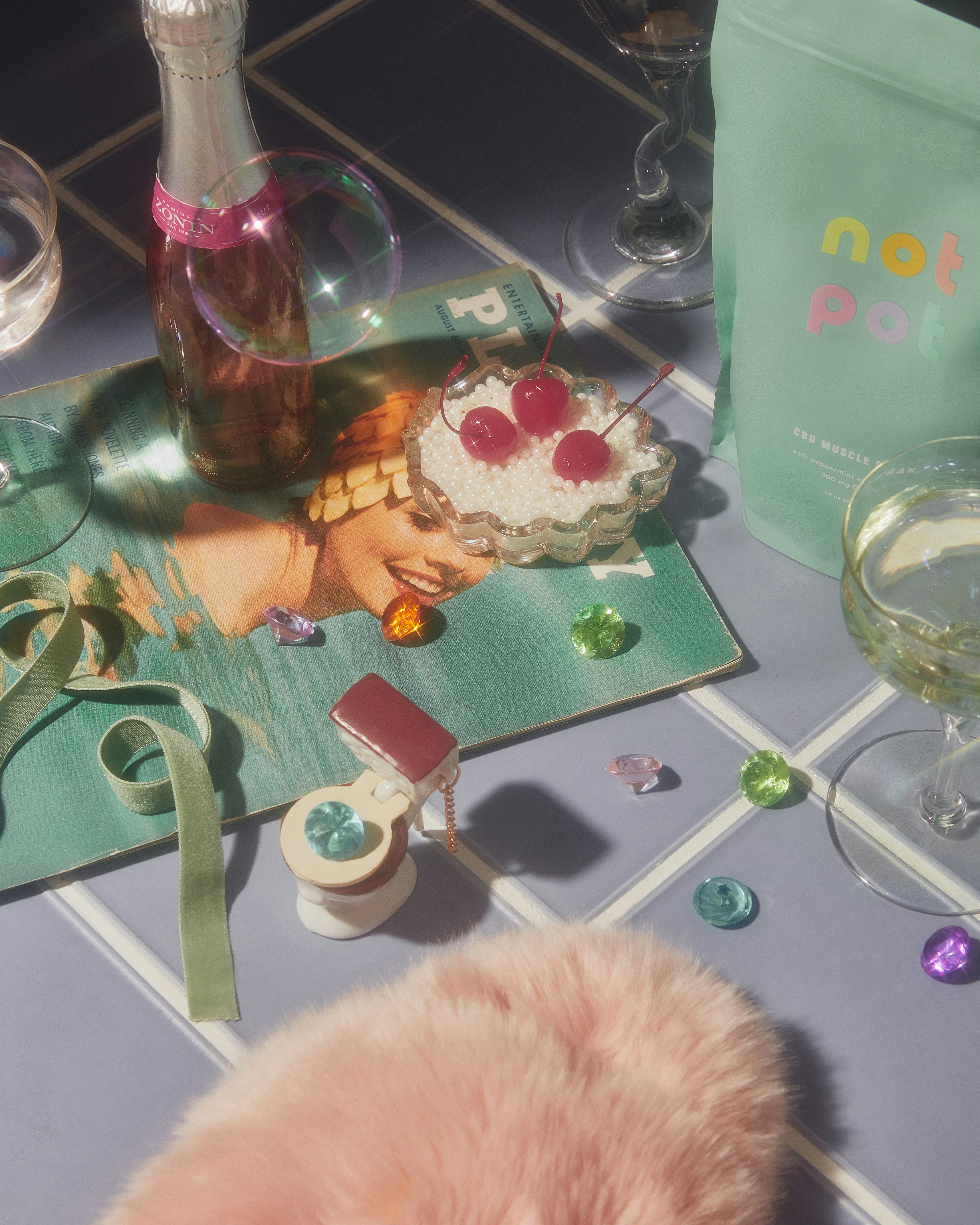 clear drinking glass on table