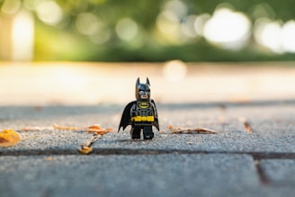 black and yellow lego minifig