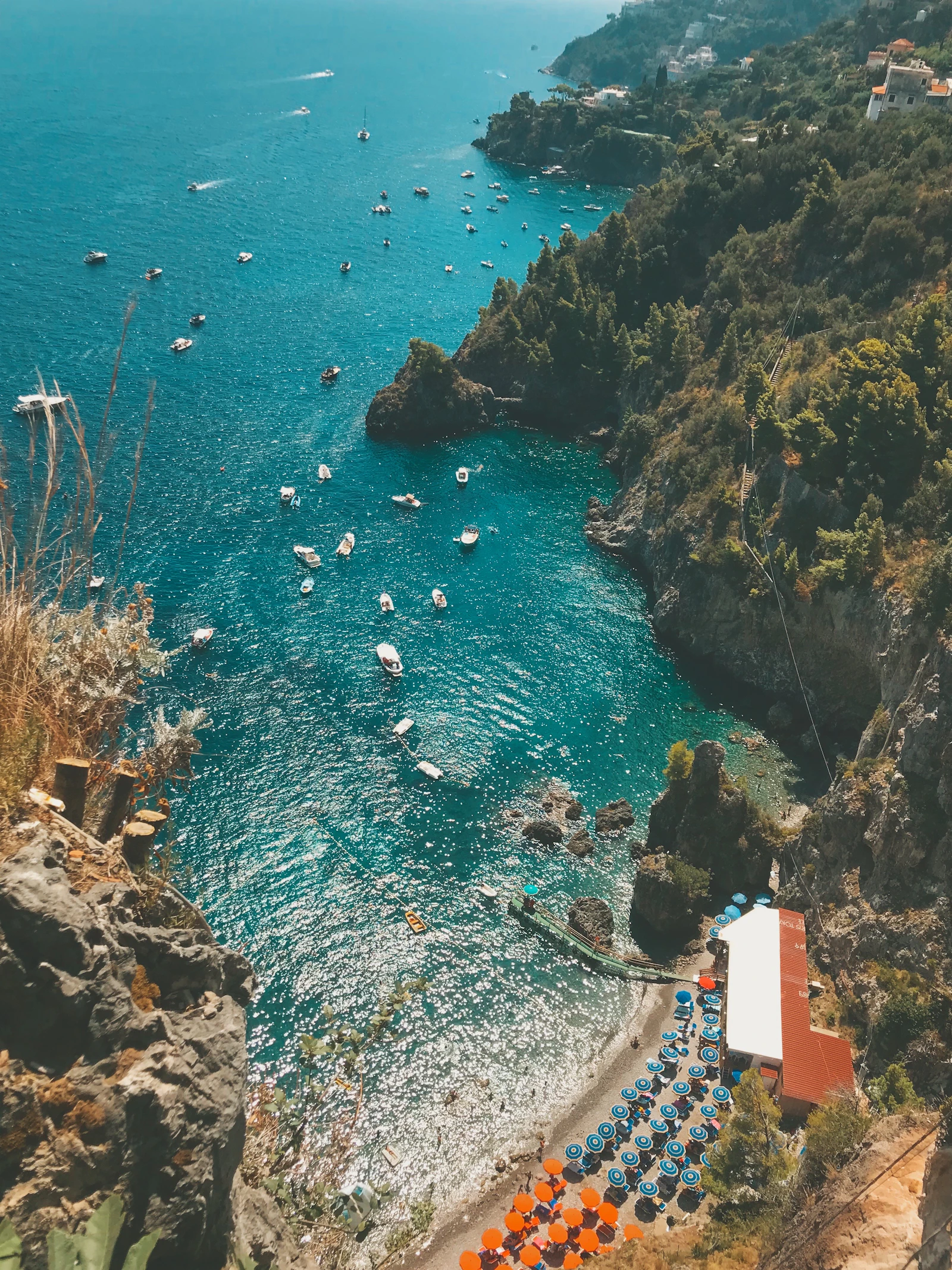 Mediterranean water from above
