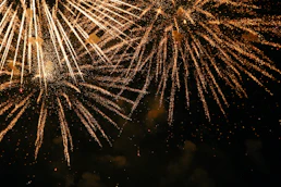 fireworks display during night time