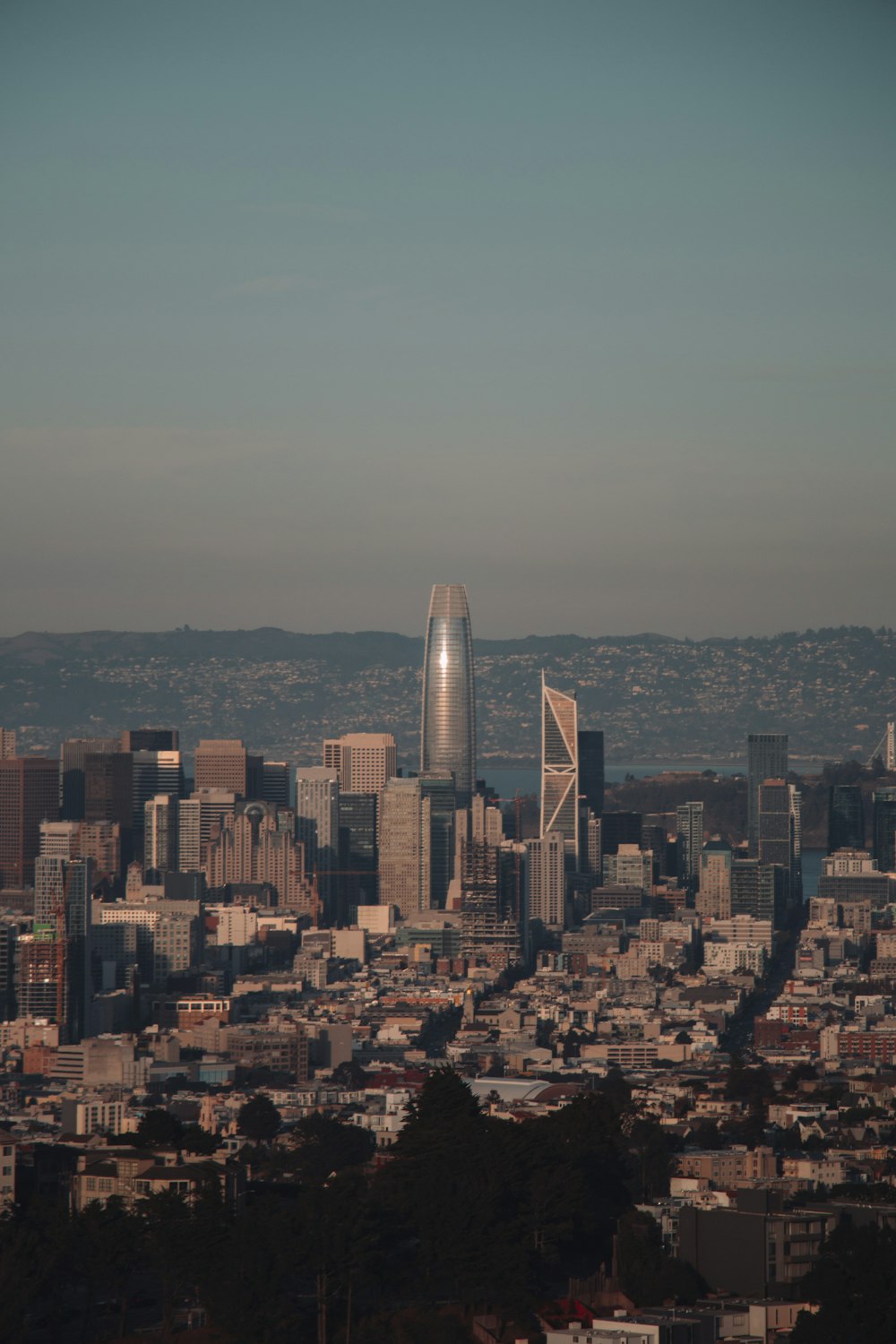 city skyline under gray sky during daytime