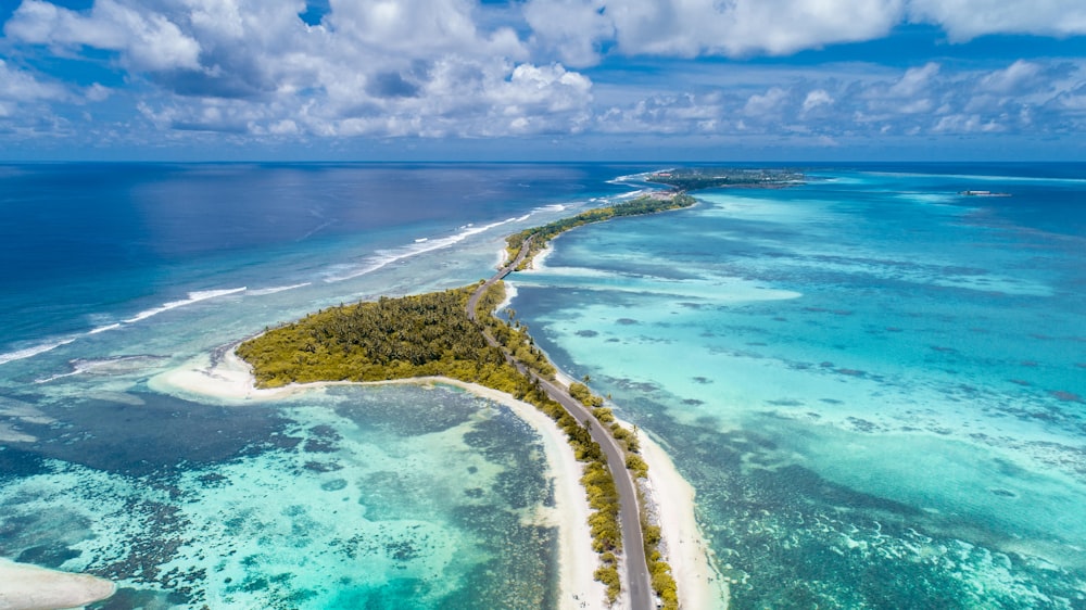 aerial view of island during daytime