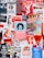 A vibrant collage of posters with various colors and designs. The posters feature a mix of artistic illustrations, bold typography, and playful graphics. There are themes of independence, entertainment, and political statements with a retro vibe.
