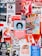 A vibrant collage of posters with various colors and designs. The posters feature a mix of artistic illustrations, bold typography, and playful graphics. There are themes of independence, entertainment, and political statements with a retro vibe.