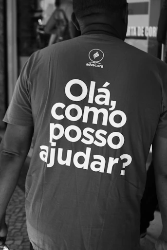 grayscale photo of man in t-shirt