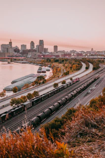 city skyline near body of water during daytime