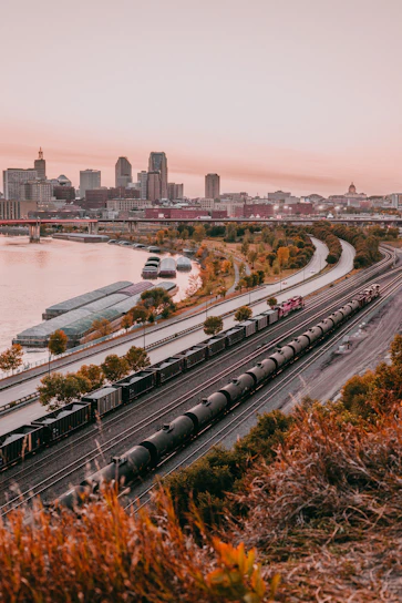 city skyline near body of water during daytime
