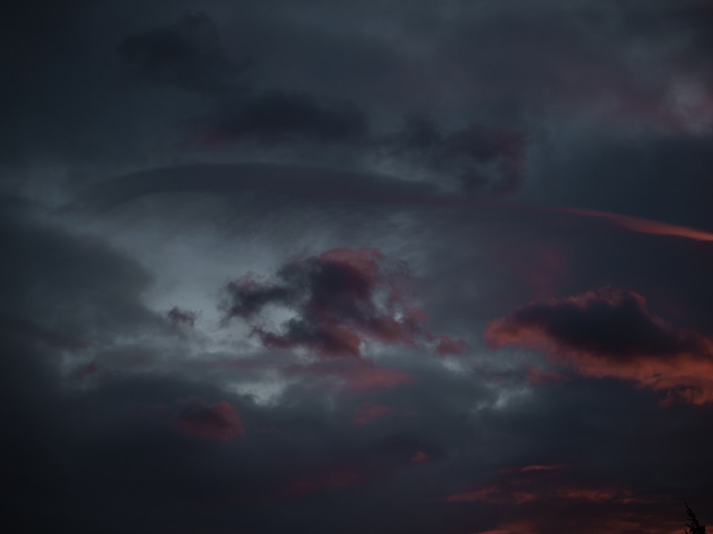 black and white clouds during daytime