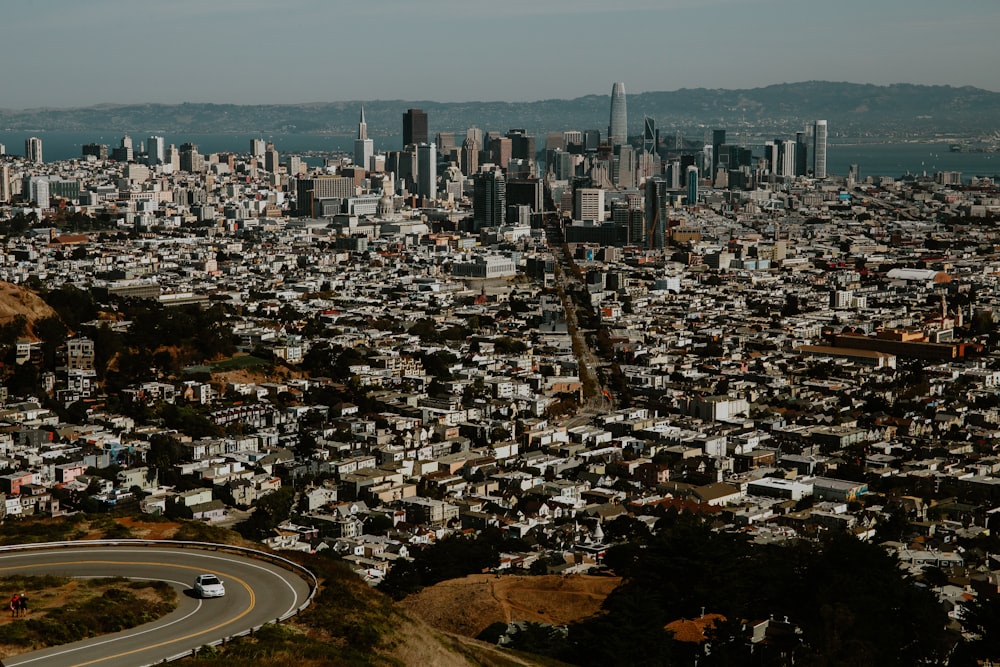 aerial view of city buildings during daytime